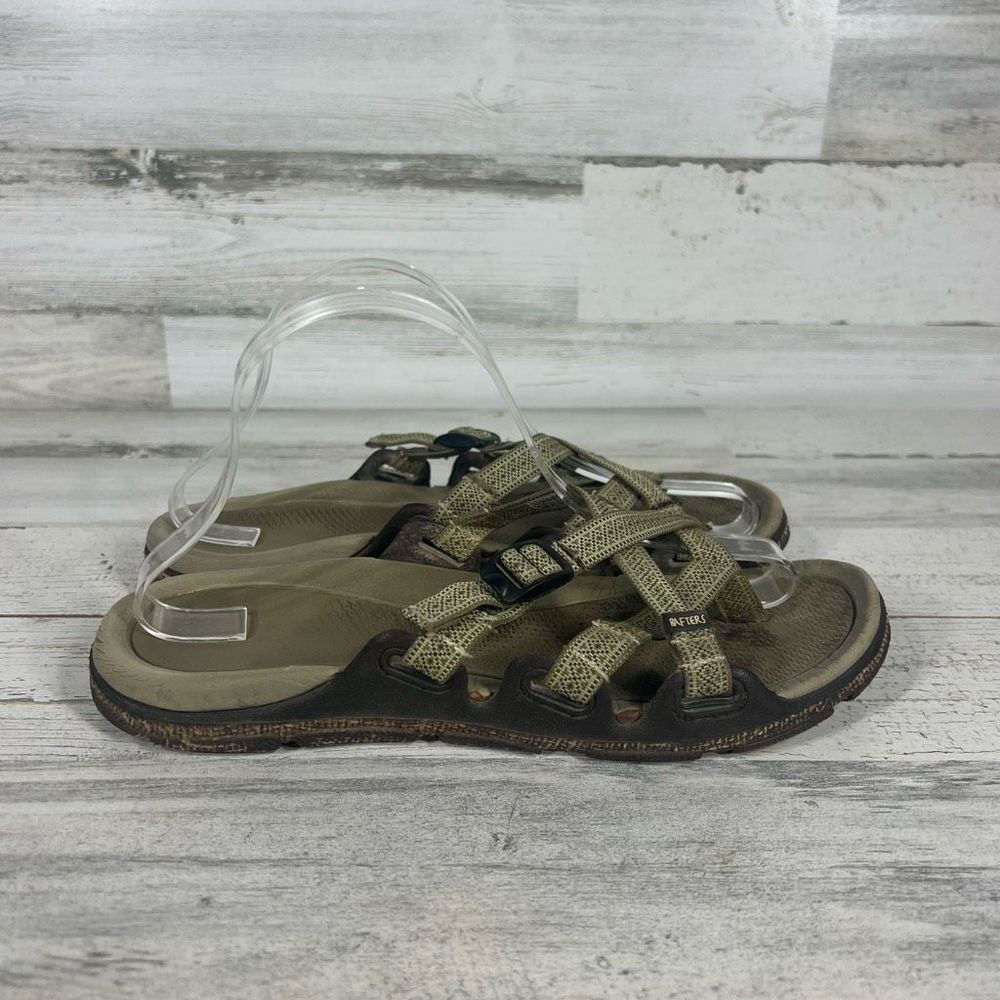 Rafters Women's Slides Slip On Outdoor Hiking Sandals Brown Size 9